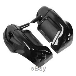 6.5 Speaker Pods +Lower Vented Leg Fairings Glove Box Fit For Harley Touring