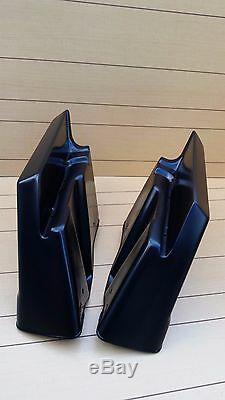 6 Inch Stretched Bags, Lids And Led Rear Fender For Harley Touring 1996-2013