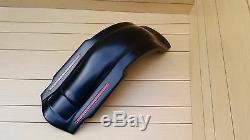 6 Inch Stretched Bags, Lids And Led Rear Fender For Harley Touring 1996-2013