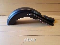 6 Stretched Saddlebags And Led Rear Fender For Harley Davidson Touring 14-2017