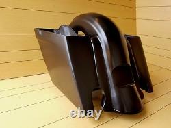 6stretched Saddlebags / Rear Fender Included For All Hd Touring Models 2014-up