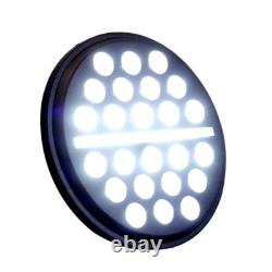 7 Black Multi LED Projection Headlight for Harley Softail Touring Glide Indian