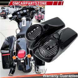 8inch Speaker Lids with Tweeter port for Harley Touring Road Glide FLTR FLHT 14-23