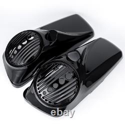 8inch Speaker Lids with Tweeter port for Harley Touring Road Glide FLTR FLHT 14-23