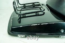 90 Harley Electra Classic Touring Passenger Backrest with Tourpak Lid Cover 1348