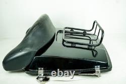 90 Harley Electra Classic Touring Passenger Backrest with Tourpak Lid Cover 1348