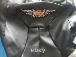 97-07 Harley Touring Electra Street Ultra Glide King seat cover with HD logo