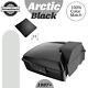 Arctic Black Fits 97+ Harley Touring/softail Rushmore Chopped Tour Pack Pak Pad