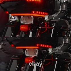 Accessories Black LED Tail Turn Singal Light For Harley Touring Limited CVO 2023