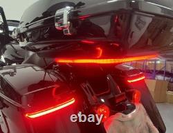Accessories Black LED Tail Turn Singal Light For Harley Touring Limited CVO 2023