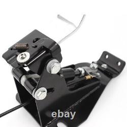 Adjustable Rider Driver Backrest Pad withMounting Kit For Harley Touring 2009-2023