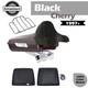 Advan Black Cherry Razor Tour Pak Wrap-around Backrest F/ 97-20 Harley Touring