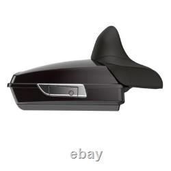 Advan Black Cherry Razor Tour Pak Wrap-Around Backrest F/ 97-20 Harley Touring