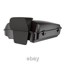 Advan Black Forest Razor Tour Pak Pack Trunk Luggage For 1997+ Harley Touring