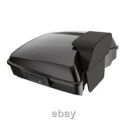 Advan Black Forest Razor Tour Pak Pack Trunk Luggage For 1997+ Harley Touring