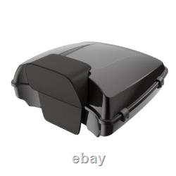 Advan Black Forest Razor Tour Pak Pack Trunk Luggage For 1997+ Harley Touring