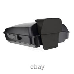 Advan Black Pearl Razor Tour Luggage Trunk Pad For Harley Street Road Glide 97+