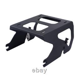 Advan Black Solo Tour Pack Mount Fits Harley M8 Low Rider S/ ST, Sport Glide