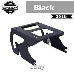 Advan Black Solo Tour Pack Mount Fits Harley M8 Low Rider S/ ST, Sport Glide
