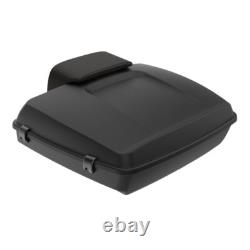 Advan Denim Black Razor Tour Pak Pack Trunk Luggage For 1997+ Harley Touring