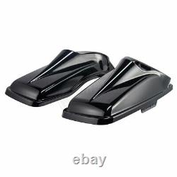 Advan Vivid Black 8'' inch Speaker Lids for Harley Touring Street Road Glide 14+