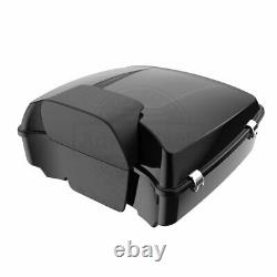 Advan Vivid Black Chopped Tour Pack Luggage For 97+ Harley FLHR FLHXS FLTRX