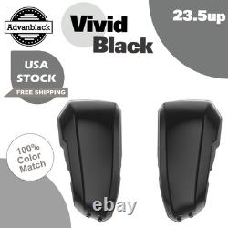 Advan Vivid Black Lower Fairings For'23.5up Harley Touring Road Street Glide