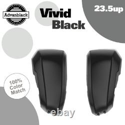 Advan Vivid Black Lower Fairings For'23.5up Harley Touring Road Street Glide