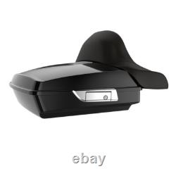 Advan Vivid Black Razor Tour Pak Wrap-Around Backrest For 97-20 Harley Touring