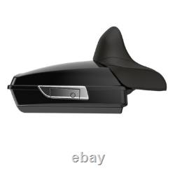 Advan Vivid Black Razor Tour Pak Wrap-Around Backrest For 97-20 Harley Touring