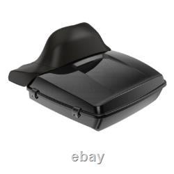 Advan Vivid Black Razor Tour Pak Wrap-Around Backrest For Harley Touring 97-20