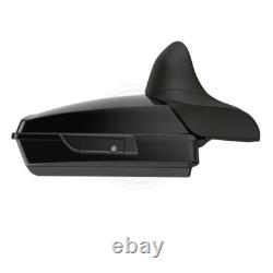 Advan Vivid Black Razor Tour Pak Wrap-Around Backrest For Harley Touring 97-20