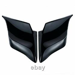 Advan Vivid Black Stretched Extended Side Cover For 14+ Harley Davidson Touring