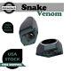 Advanblack 6.5 Inches Speaker Pods Snake Venom Fits Harley King Tour Pack