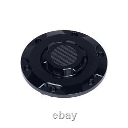 Advanblack Axion Billet Fuel Gas Cap with Carbon Fiber For 23.5up Harley Touring