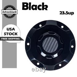 Advanblack Axion Billet Fuel Gas Cap with Carbon Fiber For 23.5up Harley Touring