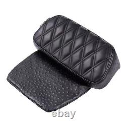 Advanblack Black Stitching Raptor Small Backrest Pad Fits Harley Touring