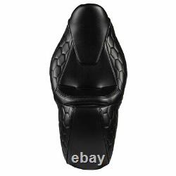 Advanblack Cobra Seat with Black Custom Stitching for 08+ Harley Touring Models