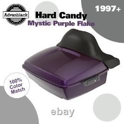 Advanblack HARD CANDY MYSTIC PURPLE Rushmore King Tour Pack For Harley/Softail