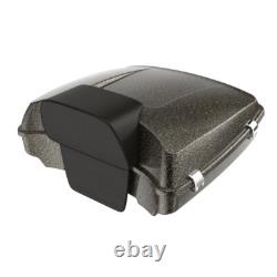 Advanblack Hard Candy Black Gold Flake Razor Tour Pack For 97+ Harley Touring