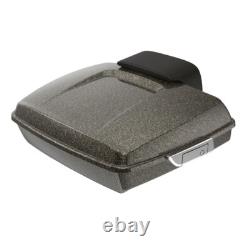 Advanblack Hard Candy Black Gold Flake Razor Tour Pack For 97+ Harley Touring