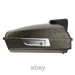 Advanblack Hard Candy Black Gold Flake Razor Tour Pack For 97+ Harley Touring