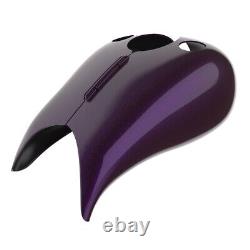 Advanblack Hard Candy Mystic Purple Flake Stretched Tank Cover For 09+ Touring