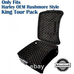 Advanblack King Tour Pack Liner for Harley OEM Rushmore Style King Size Tour Pak