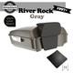 Advanblack River Rock Gray Rushmore Chopped Tour Pak Pack Fit Harley/softail 97+