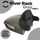 Advanblack Rushmore King Tour Pak Pack Fits 97+ Harley/softail River Rock Gray