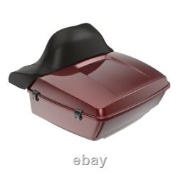 Advanblack Stiletto Red King Tour Pak Pack Black Hinges & Latch For 1997+ Harley Advanblack Stiletto Red King Tour Pak Pack Black Hinges & Latch For 1997+ Harley