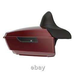 Advanblack Stiletto Red King Tour Pak Pack Black Hinges & Latch For 1997+ Harley Advanblack Stiletto Red King Tour Pak Pack Black Hinges & Latch For 1997+ Harley