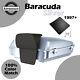 Barracuda Silver Advanblak For 97+ Harley/softail Rushmore Razor Tour Pak Pack