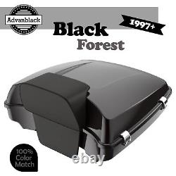BLACK FOREST For 97+ Harley/Softail Advanblak Rushmore Razor Tour Pak Pack Pad